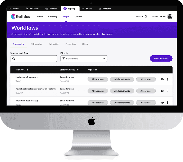 Kallidus app